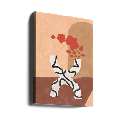 Curved Elegance - Stretched Canvas, Poster or Fine Art Print I Heart Wall Art