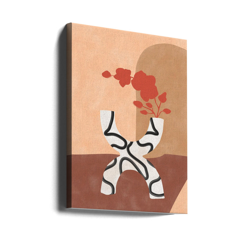 Curved Elegance - Stretched Canvas, Poster or Fine Art Print I Heart Wall Art