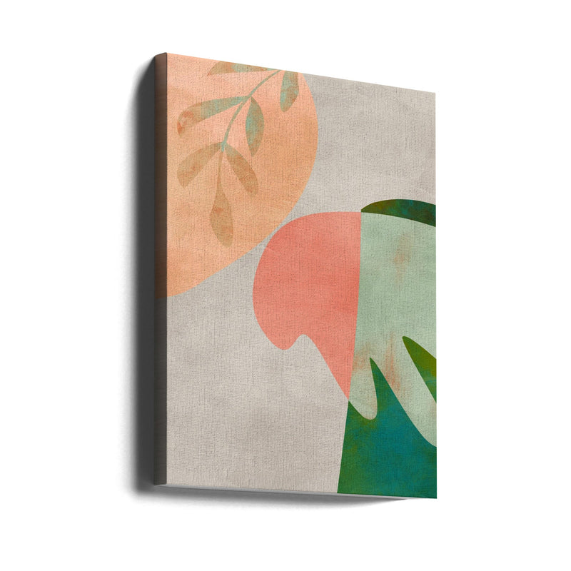 Cut out leaves - Stretched Canvas, Poster or Fine Art Print I Heart Wall Art