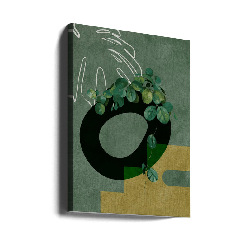 Leaves More 4 Greenery - Stretched Canvas, Poster or Fine Art Print I Heart Wall Art