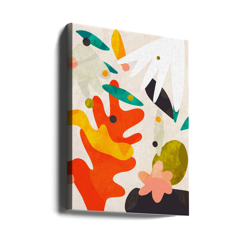 Cutouts Bauhaus 4 Kopie - Stretched Canvas, Poster or Fine Art Print I Heart Wall Art