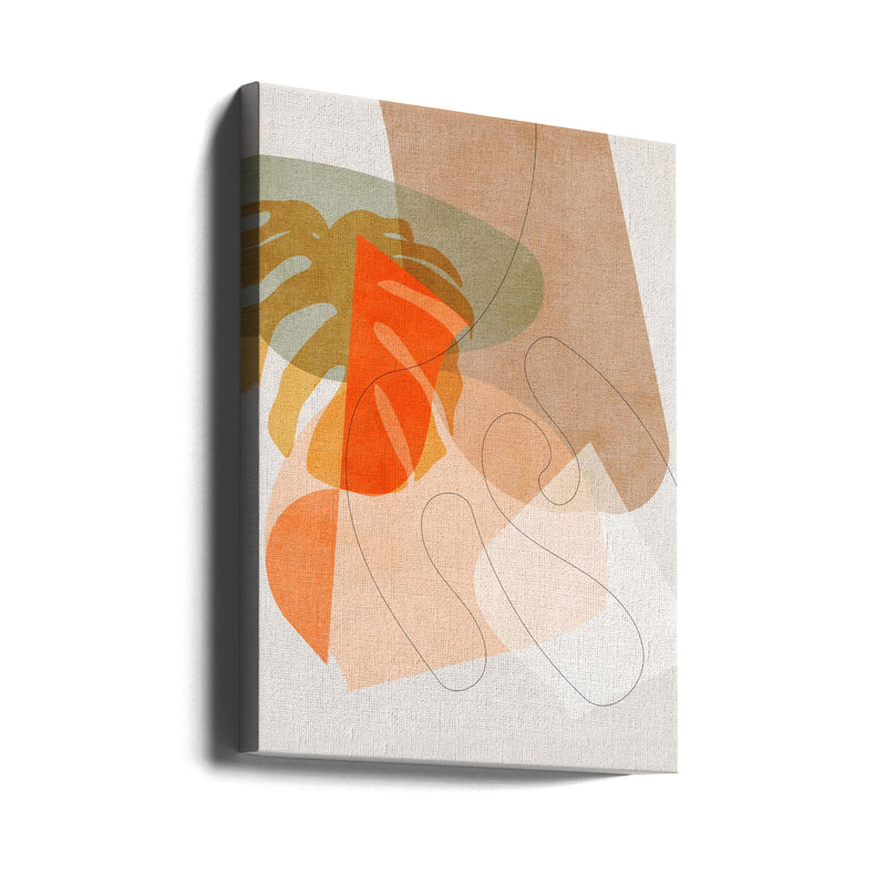 Nature Friendly Terracotta 6 Aquarell Kopie - Stretched Canvas, Poster or Fine Art Print I Heart Wall Art