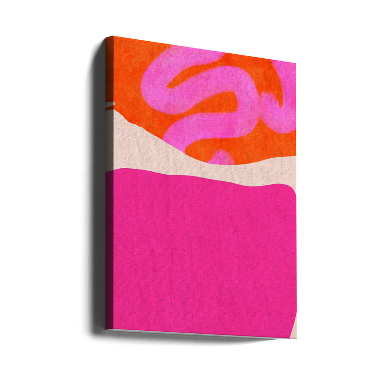 Painted Lines 2 Kopie - Stretched Canvas, Poster or Fine Art Print I Heart Wall Art