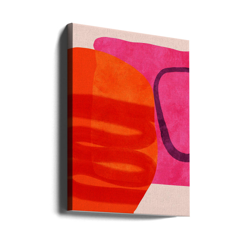 Painted Lines 4 Kopie - Stretched Canvas, Poster or Fine Art Print I Heart Wall Art