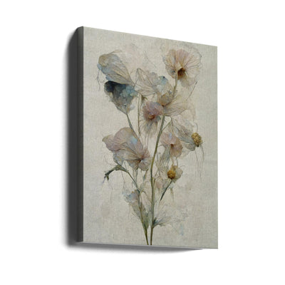 Fragile Flowers - Stretched Canvas, Poster or Fine Art Print I Heart Wall Art