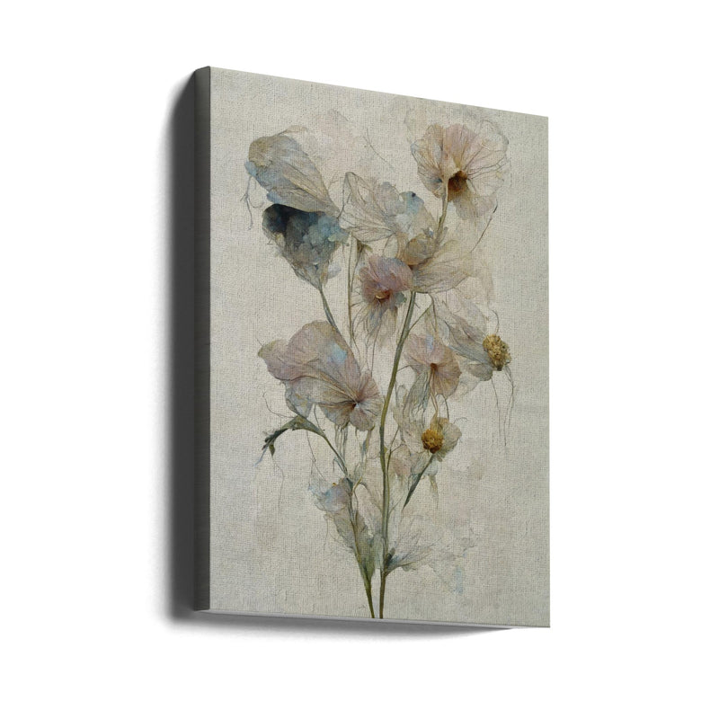 Fragile Flowers - Stretched Canvas, Poster or Fine Art Print I Heart Wall Art