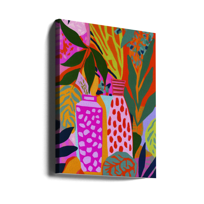 Vases And Botanic - Stretched Canvas, Poster or Fine Art Print I Heart Wall Art