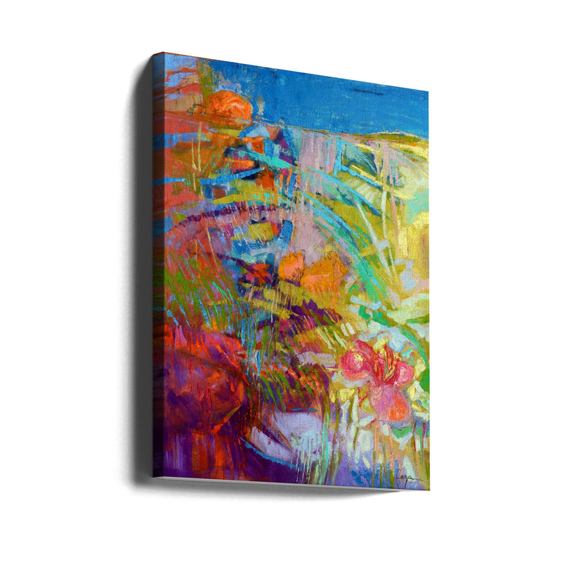 Blooming Heart - Stretched Canvas, Poster or Fine Art Print I Heart Wall Art