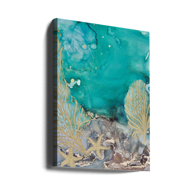 Turquoise Waters No2 - Stretched Canvas, Poster or Fine Art Print I Heart Wall Art