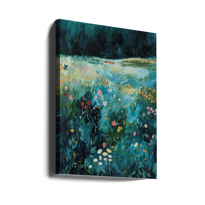 June Meadow - Stretched Canvas, Poster or Fine Art Print I Heart Wall Art