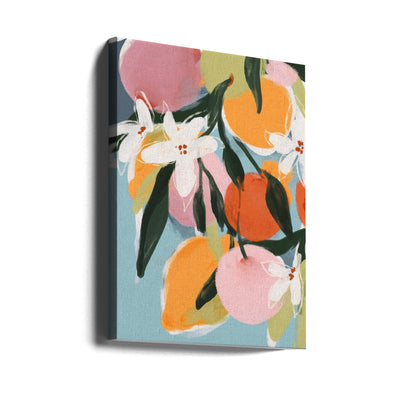 Fruity Summer No 4 - Stretched Canvas, Poster or Fine Art Print I Heart Wall Art