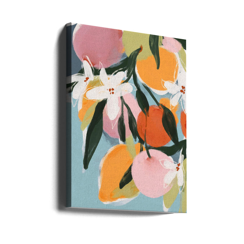 Fruity Summer No 4 - Stretched Canvas, Poster or Fine Art Print I Heart Wall Art