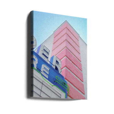 Boulder Theatre Marquee Sign - Stretched Canvas, Poster or Fine Art Print I Heart Wall Art