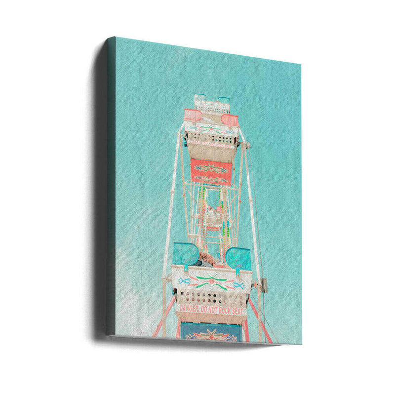 Ferris Wheel Nostalgia - Stretched Canvas, Poster or Fine Art Print I Heart Wall Art