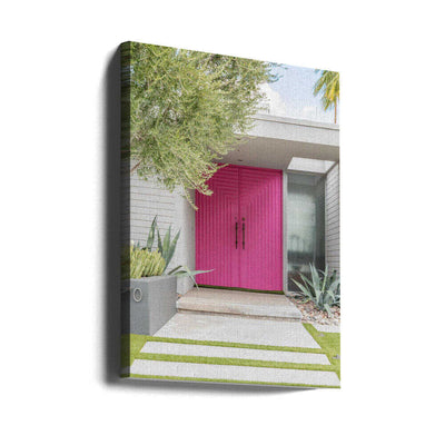 Magenta Pink Doors - Stretched Canvas, Poster or Fine Art Print I Heart Wall Art