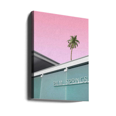 Welcome to Palm Springs - Stretched Canvas, Poster or Fine Art Print I Heart Wall Art