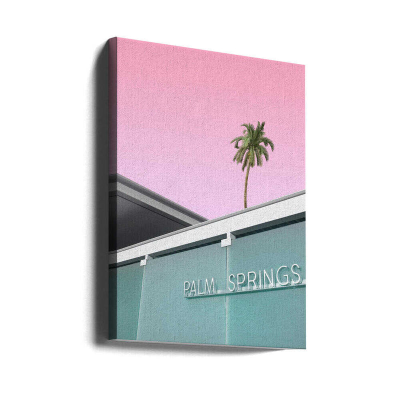 Welcome to Palm Springs - Stretched Canvas, Poster or Fine Art Print I Heart Wall Art