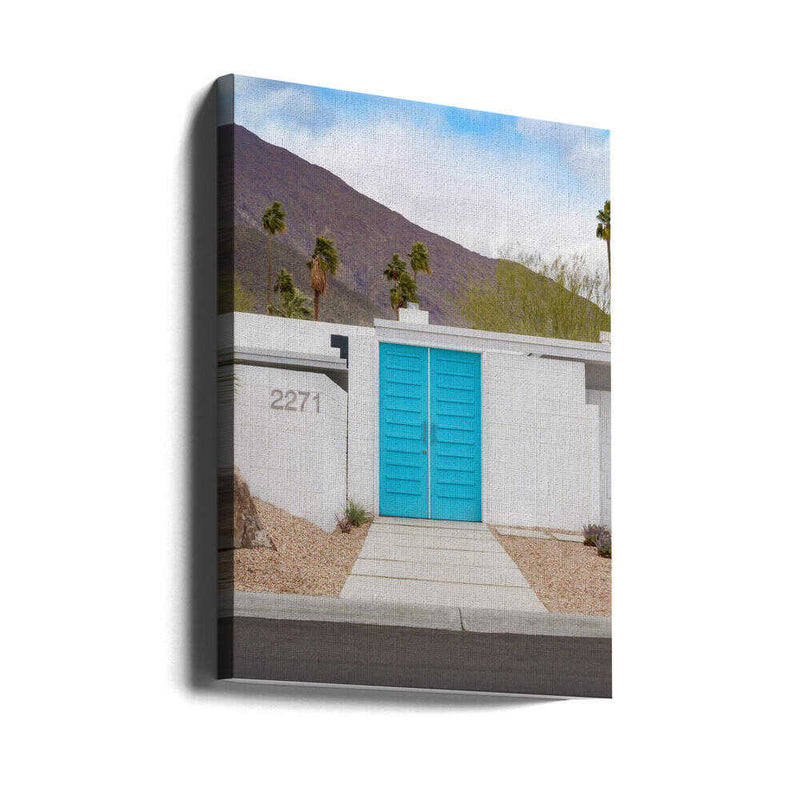Turquoise Doors - Stretched Canvas, Poster or Fine Art Print I Heart Wall Art