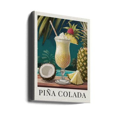 Pina Colada - Stretched Canvas, Poster or Fine Art Print I Heart Wall Art