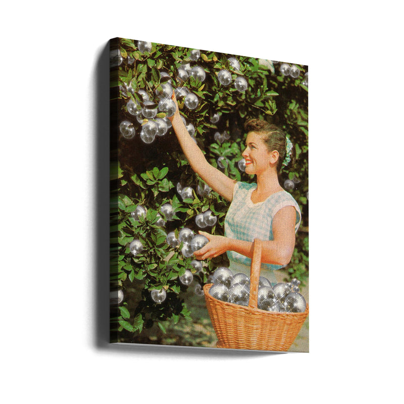 Disco Ball Grove - Stretched Canvas, Poster or Fine Art Print I Heart Wall Art