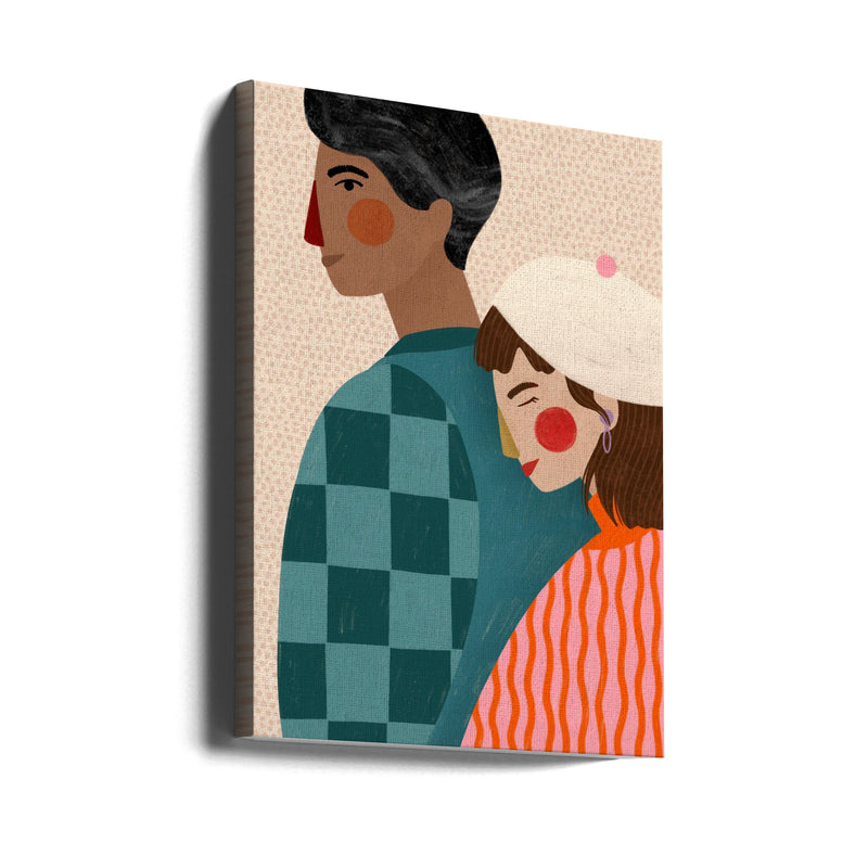 Be My Valentine - Stretched Canvas, Poster or Fine Art Print I Heart Wall Art