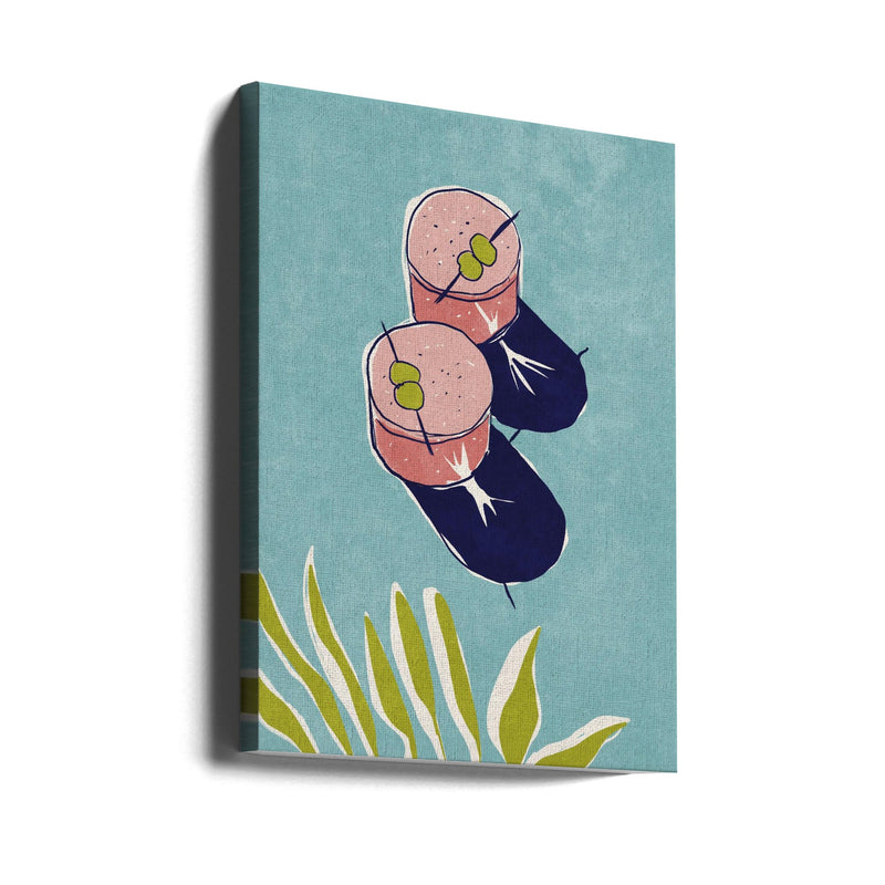 Drinks - Stretched Canvas, Poster or Fine Art Print I Heart Wall Art