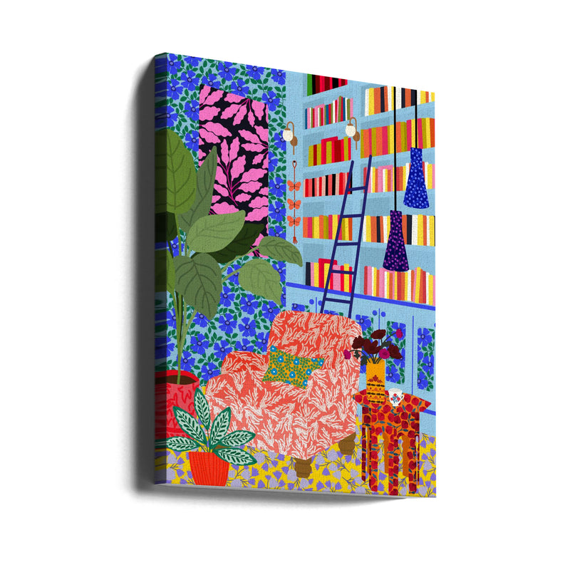 9933x14043 Din 65 My Own Space To  Read.png - Stretched Canvas, Poster or Fine Art Print I Heart Wall Art