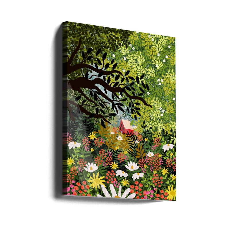 9933x14043 Din 48 My Dream House - Stretched Canvas, Poster or Fine Art Print I Heart Wall Art