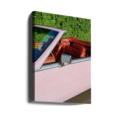 Pink Cadillac - Stretched Canvas, Poster or Fine Art Print I Heart Wall Art