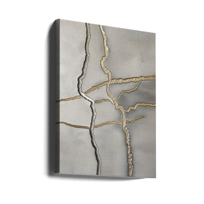 Metallic landscape nº1 - Stretched Canvas, Poster or Fine Art Print I Heart Wall Art