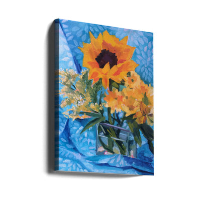Summer Flowers - Stretched Canvas, Poster or Fine Art Print I Heart Wall Art