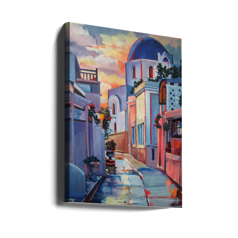 Greek Church - Stretched Canvas, Poster or Fine Art Print I Heart Wall Art