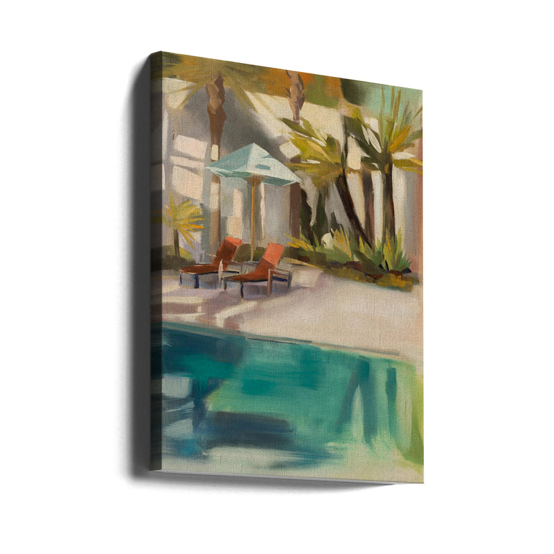 Palmbeach - Stretched Canvas, Poster or Fine Art Print I Heart Wall Art