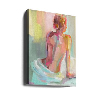 Woman Posing - Stretched Canvas, Poster or Fine Art Print I Heart Wall Art