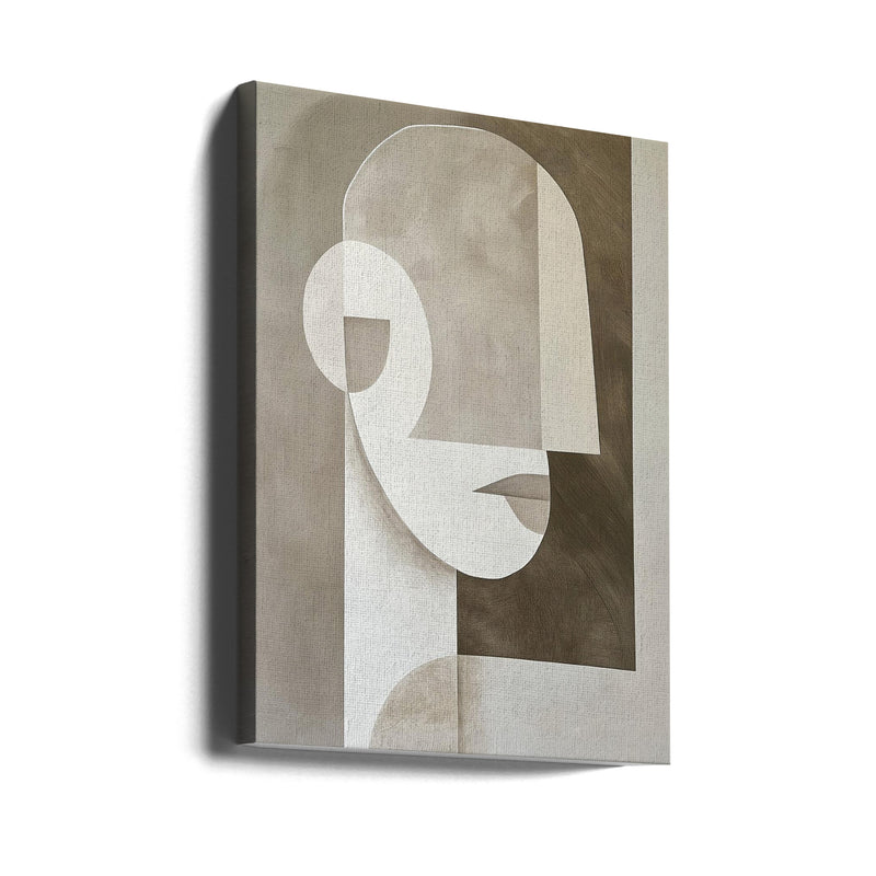 Neutral Portrait - Stretched Canvas, Poster or Fine Art Print I Heart Wall Art