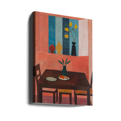 The Restaurant - Stretched Canvas, Poster or Fine Art Print I Heart Wall Art