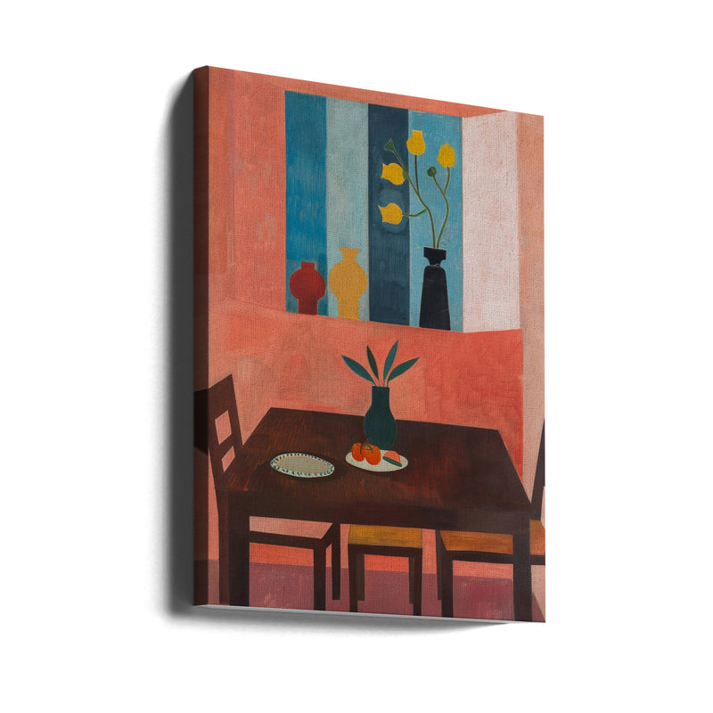 The Restaurant - Stretched Canvas, Poster or Fine Art Print I Heart Wall Art