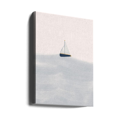 Sailing Boat - Stretched Canvas, Poster or Fine Art Print I Heart Wall Art