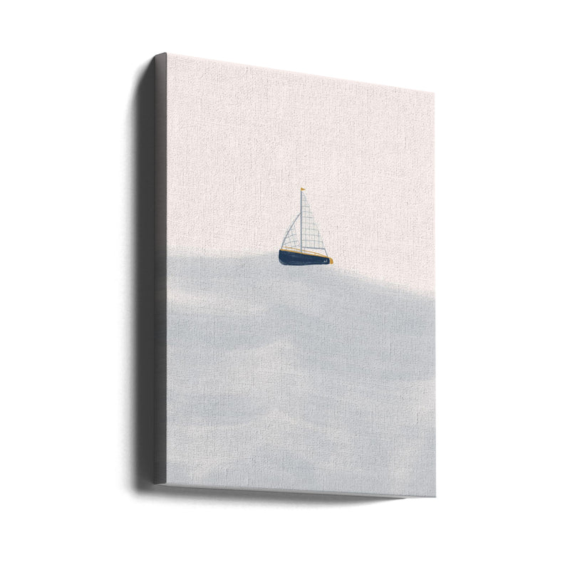 Sailing Boat - Stretched Canvas, Poster or Fine Art Print I Heart Wall Art