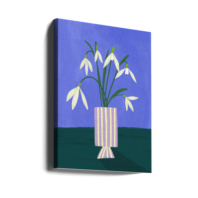 Snowdrops - Stretched Canvas, Poster or Fine Art Print I Heart Wall Art