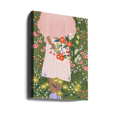 Flower Farm - Stretched Canvas, Poster or Fine Art Print I Heart Wall Art