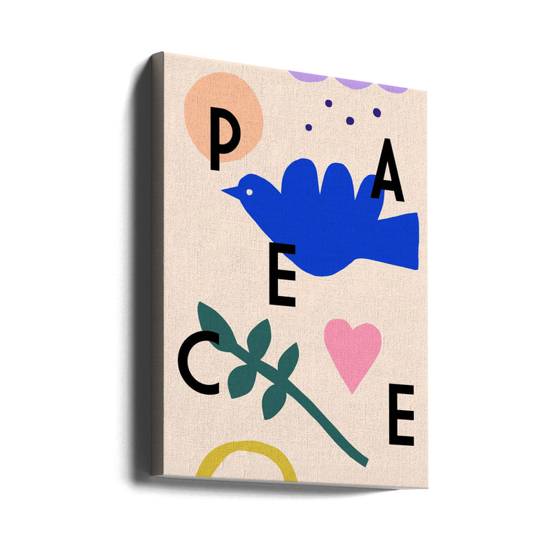 Peace - Stretched Canvas, Poster or Fine Art Print I Heart Wall Art
