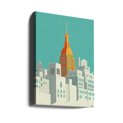 New York View from the highline - Stretched Canvas, Poster or Fine Art Print I Heart Wall Art
