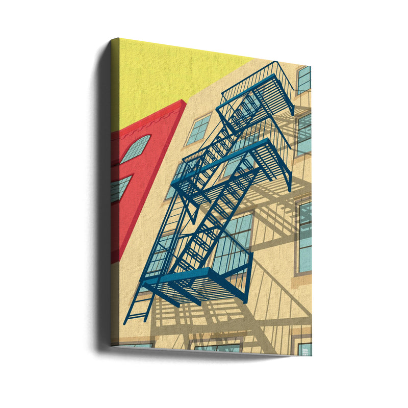 New York West Village - Stretched Canvas, Poster or Fine Art Print I Heart Wall Art