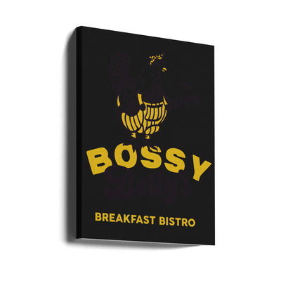Bossy.png - Stretched Canvas, Poster or Fine Art Print I Heart Wall Art