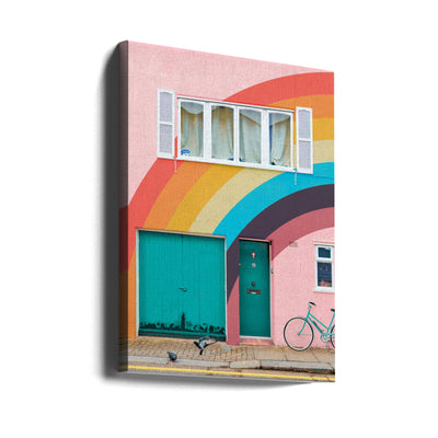 Groovy House - Stretched Canvas, Poster or Fine Art Print I Heart Wall Art