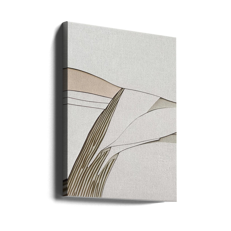 Minimal Lines I - Stretched Canvas, Poster or Fine Art Print I Heart Wall Art