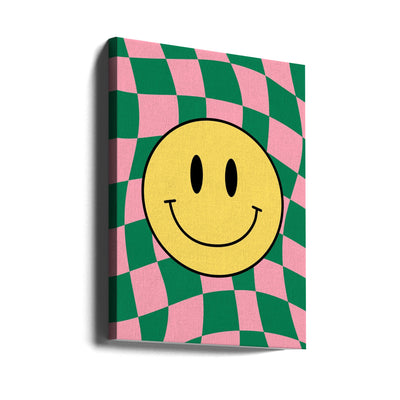 Checkered Bliss - Stretched Canvas, Poster or Fine Art Print I Heart Wall Art