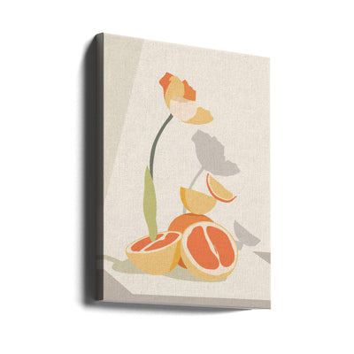 Monochrome Elegance - Stretched Canvas, Poster or Fine Art Print I Heart Wall Art