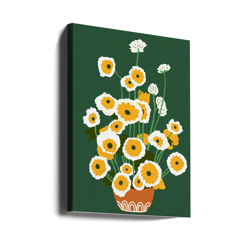 Brown Pot - Stretched Canvas, Poster or Fine Art Print I Heart Wall Art